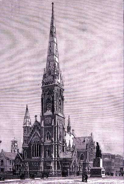 Scots Church, Collins Street, Melbourne, Australien, fra 