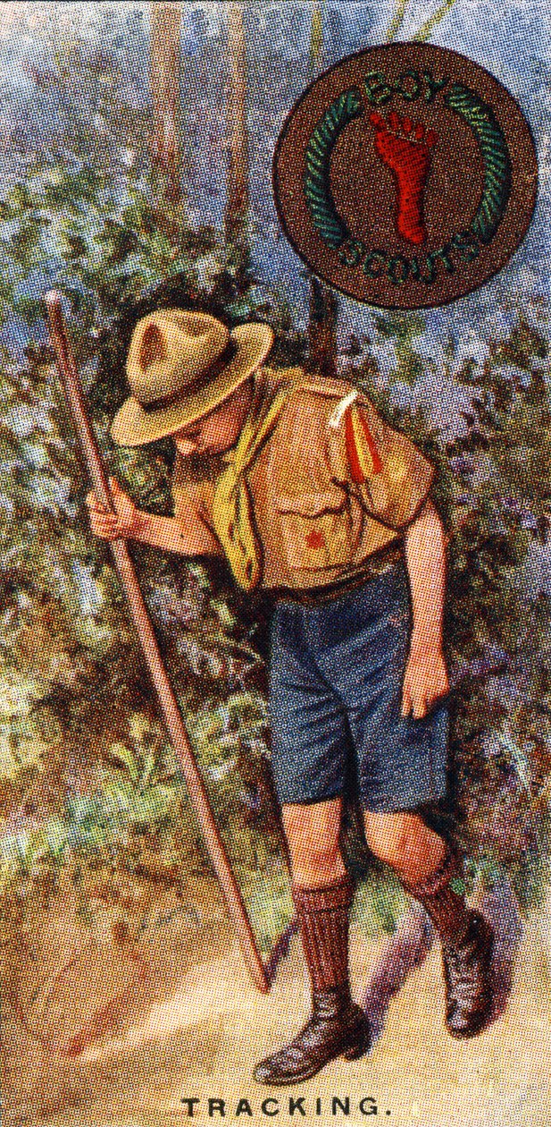 Spejdersporingsmærke, 1929 af English School