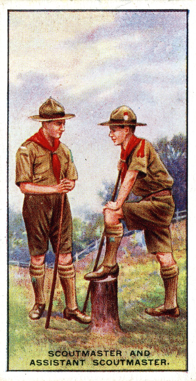 Spejdermester og assisterende spejdermester, 1929 af English School