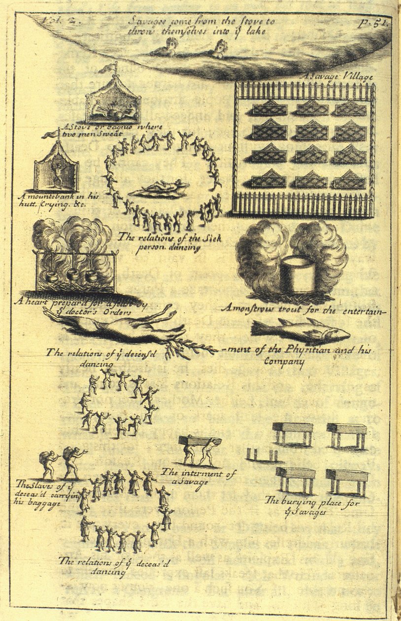 Sygdoms- og dødsritualer, 1703 af English School