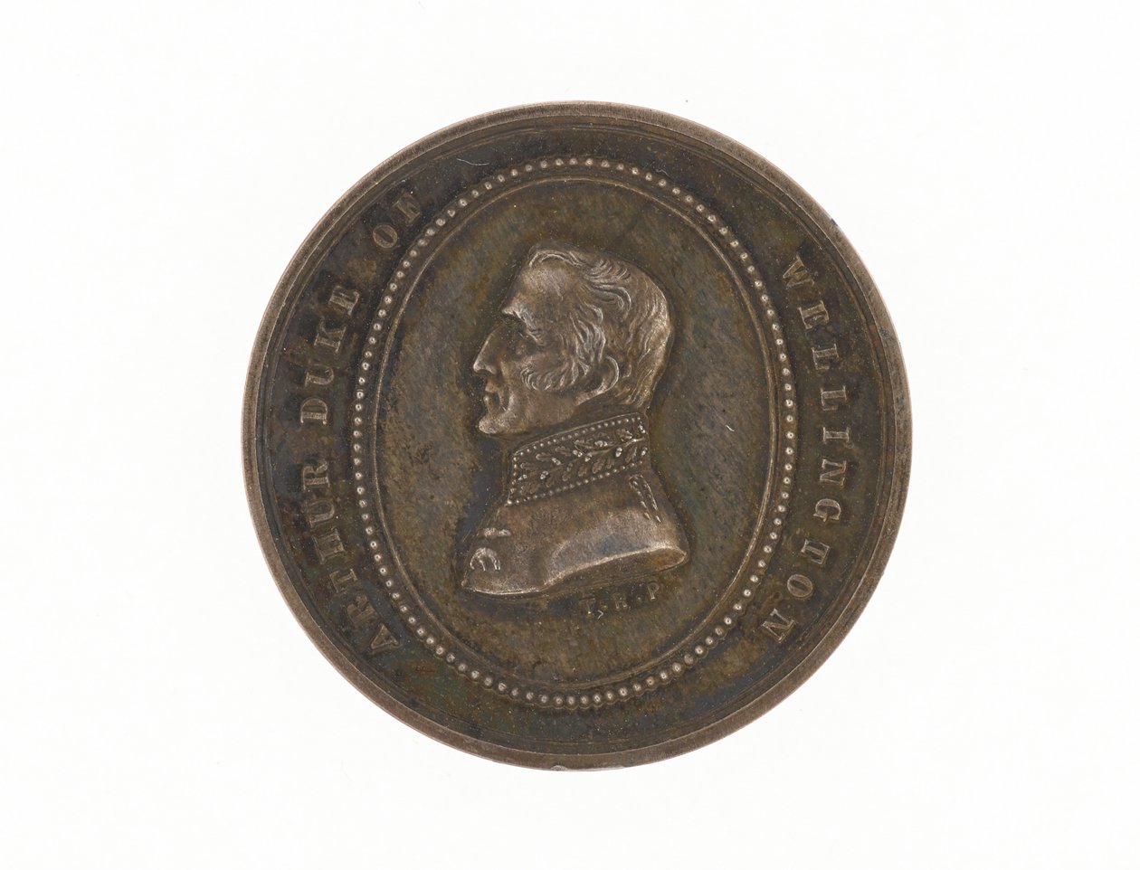 Sølvmedalje til minde om hertugen af Wellingtons død, 1852 af English School