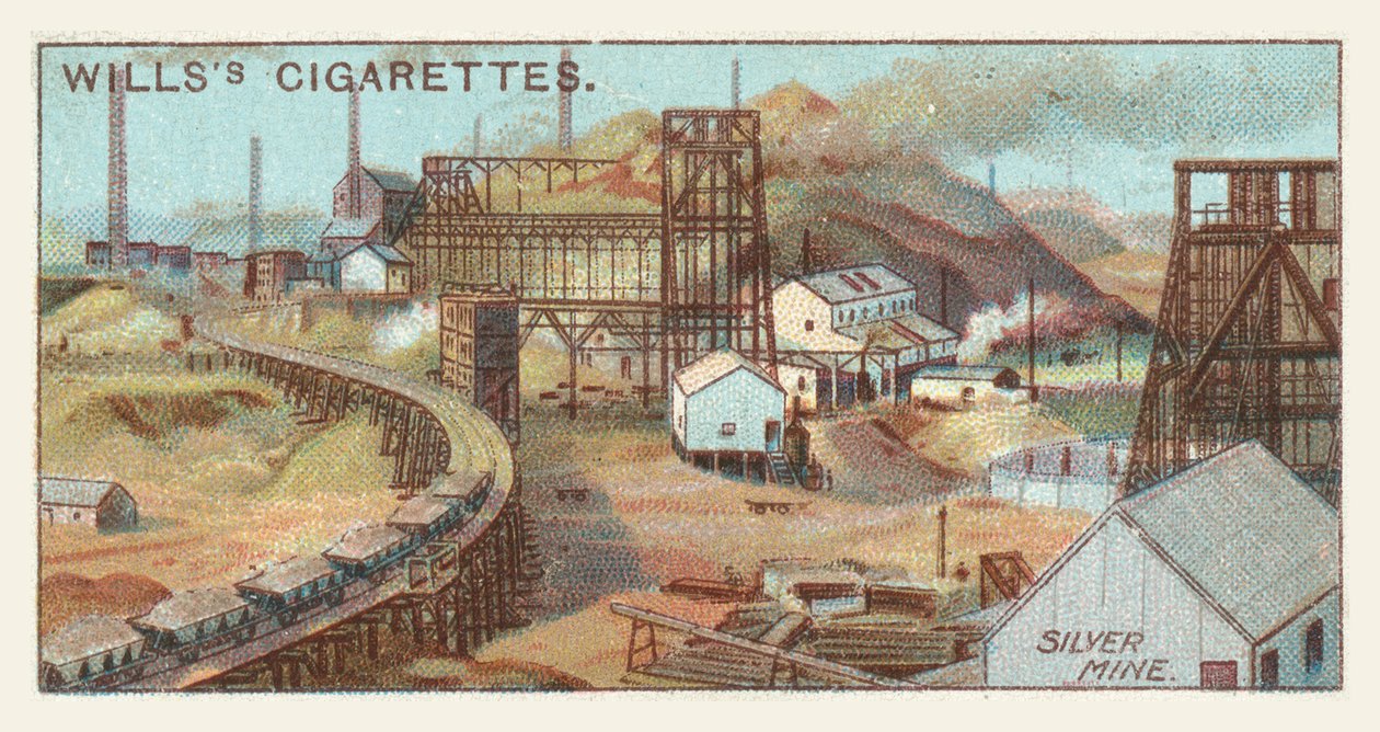 Sølvmine (chromolitho) af English School