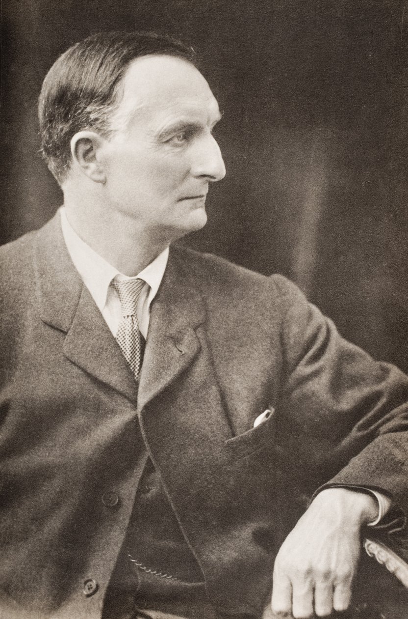 Sir Edward Grey, Viscount Grey of Falloden, illustration fra 