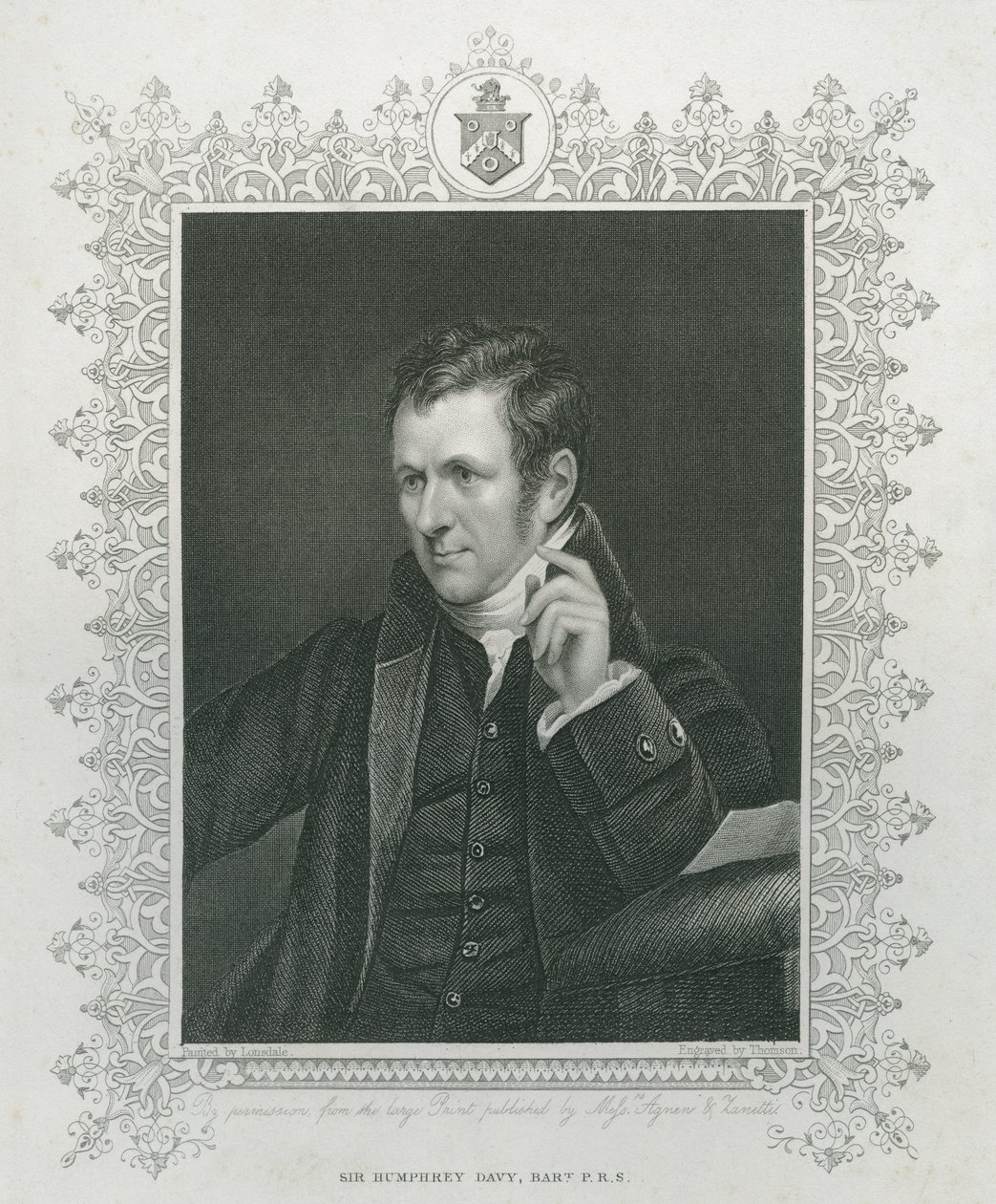 Sir Humphry Davy (1778-1829) af English School