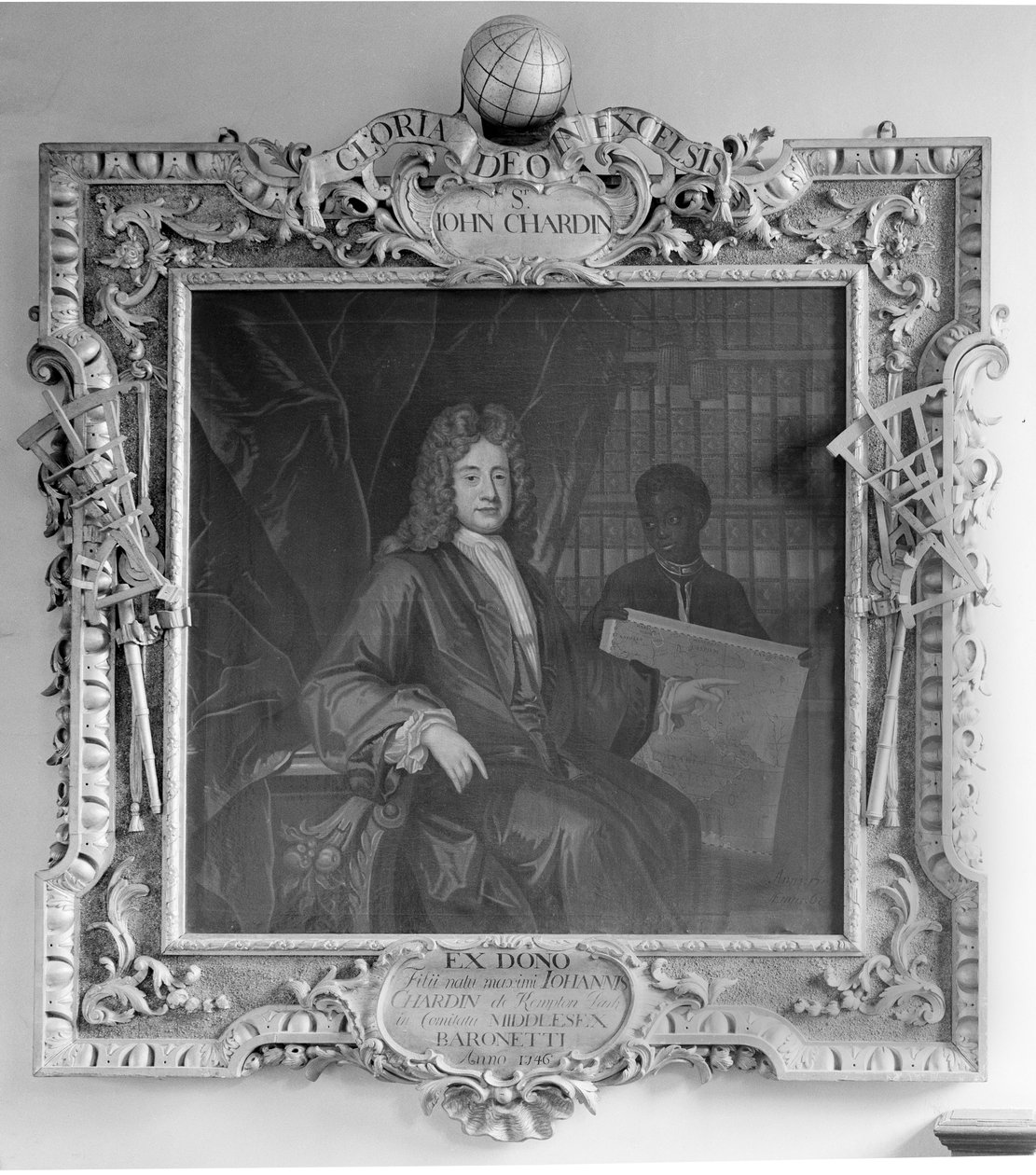 Sir John Chardin af English School