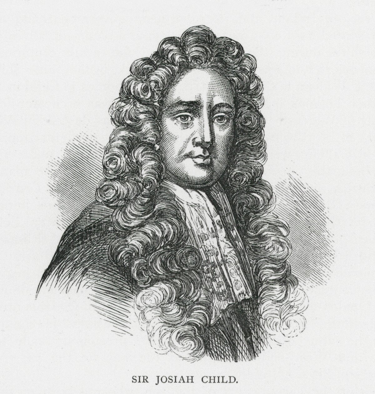 Sir Josiah Child (kobberstik) af English School