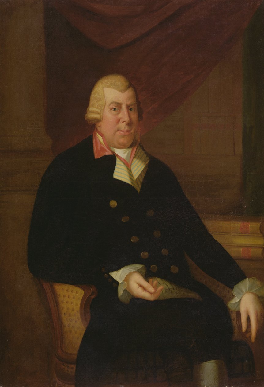Sir Richard Crawshay (1739-1810) ca. 1790 (olie på lærred) af English School
