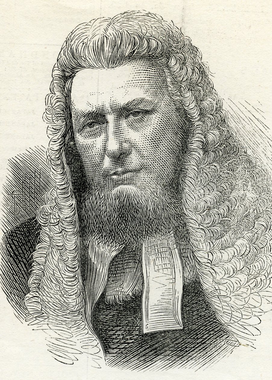Sir Richard Paul Amphlett (1809-83) fra The illustrated London News 7. februar, 1874 af English School