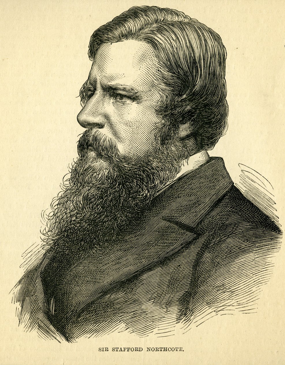 Sir Stafford Northcote, 1. jarl af Iddesleigh (1818-87) af English School
