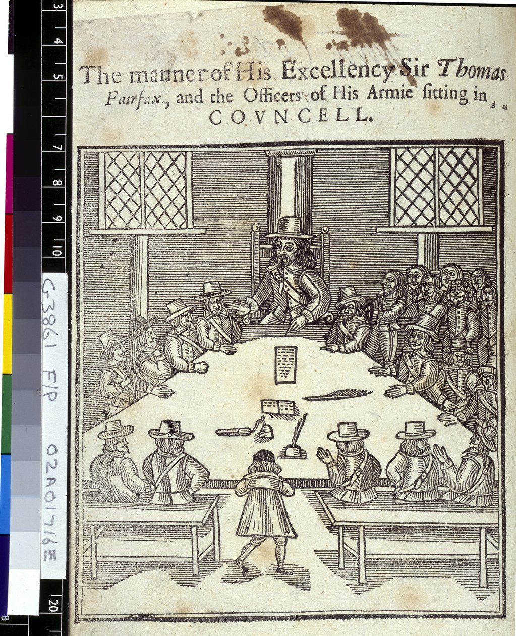 Sir Thomas Fairfax (1612-71) og Generalrådet for den parlamentariske hær af English School