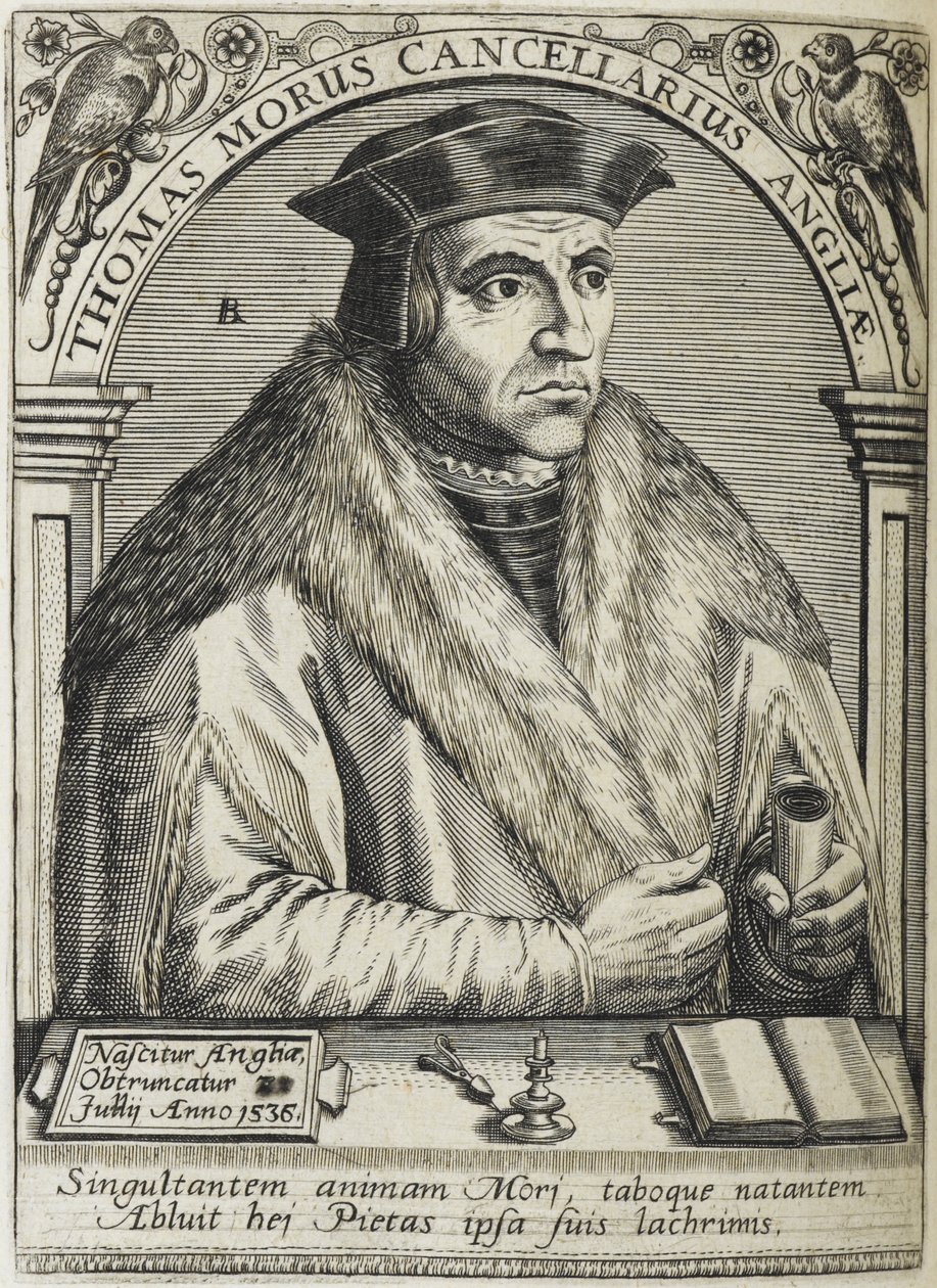 Sir Thomas More, Saint, illustration fra 