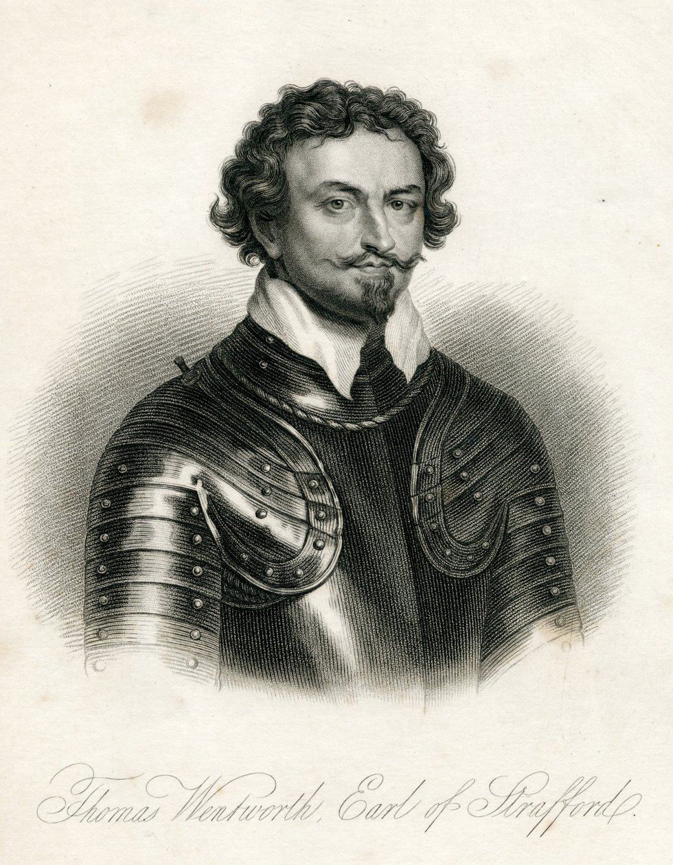 Sir Thomas Wentworth, 1. jarl af Strafford (1593-1641) af English School