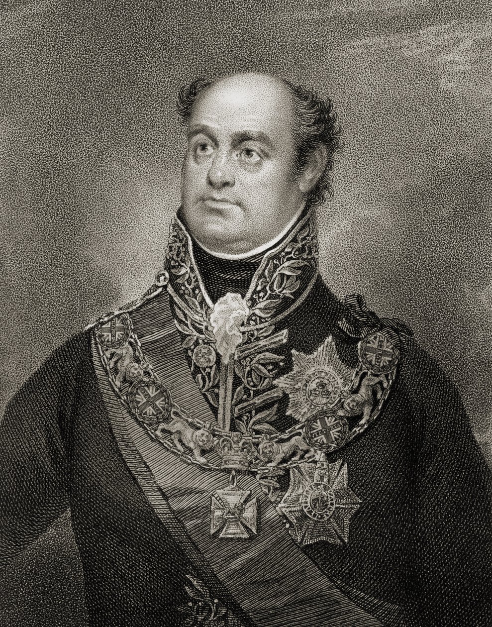 Sir William Carr Beresford (1768-1854) (gravering) af English School