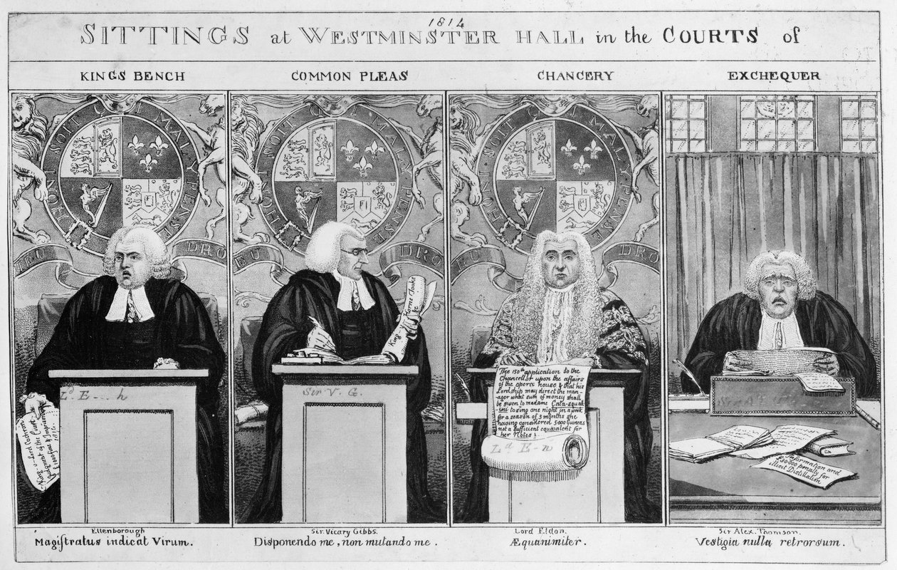 Møder ved Westminster Hall domstole af English School