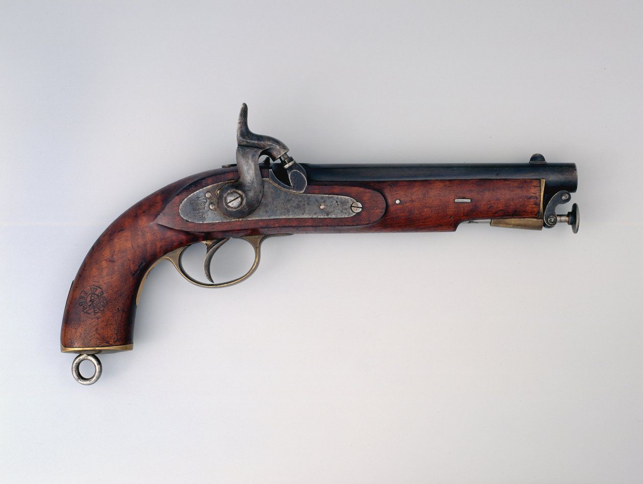 Smoothbore .656 i slagpistol, 1873 af English School