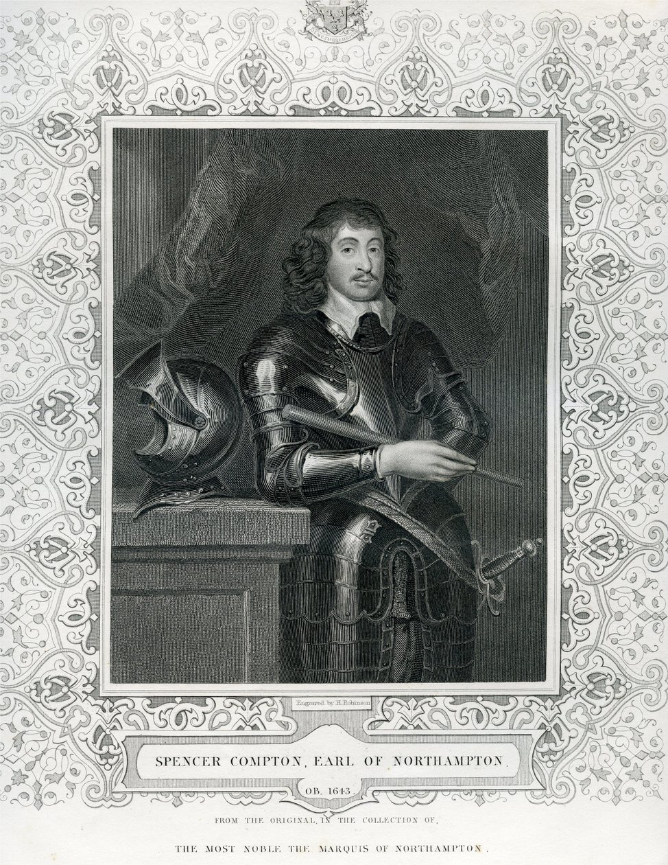 Spencer Compton, 2. jarl af Northampton (1601-43) af English School