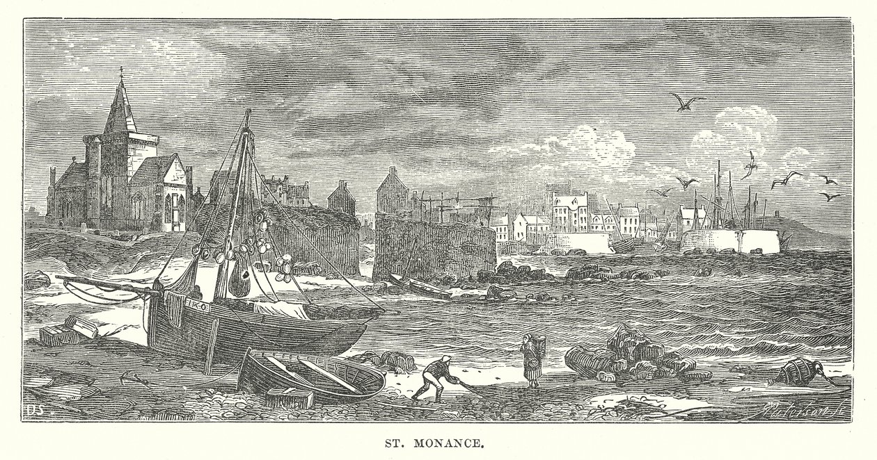 St Monance (gravering) af English School