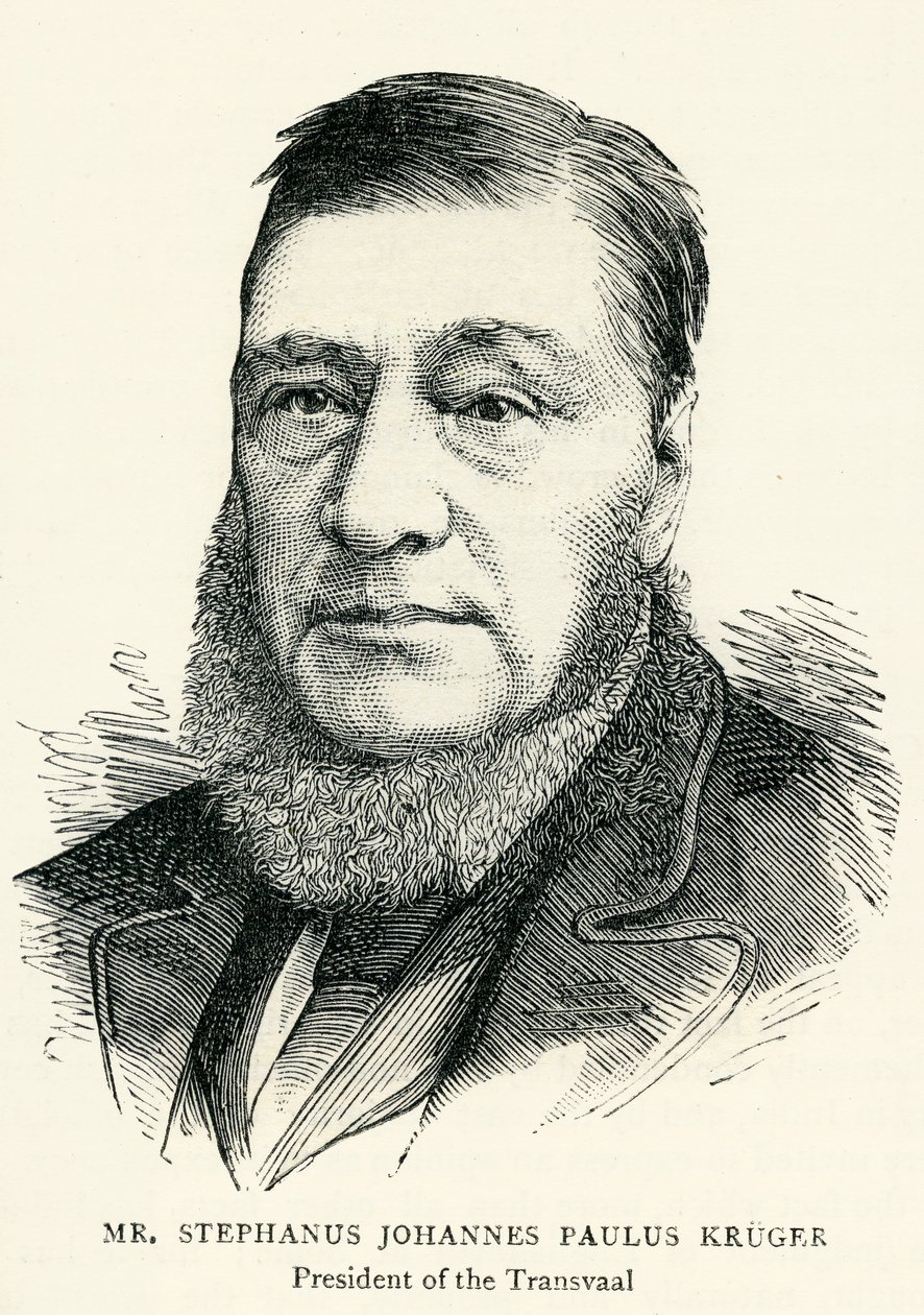 Stephanus Johannes Paulus Kruger (1825-1904) Illustration til The Graphic af English School
