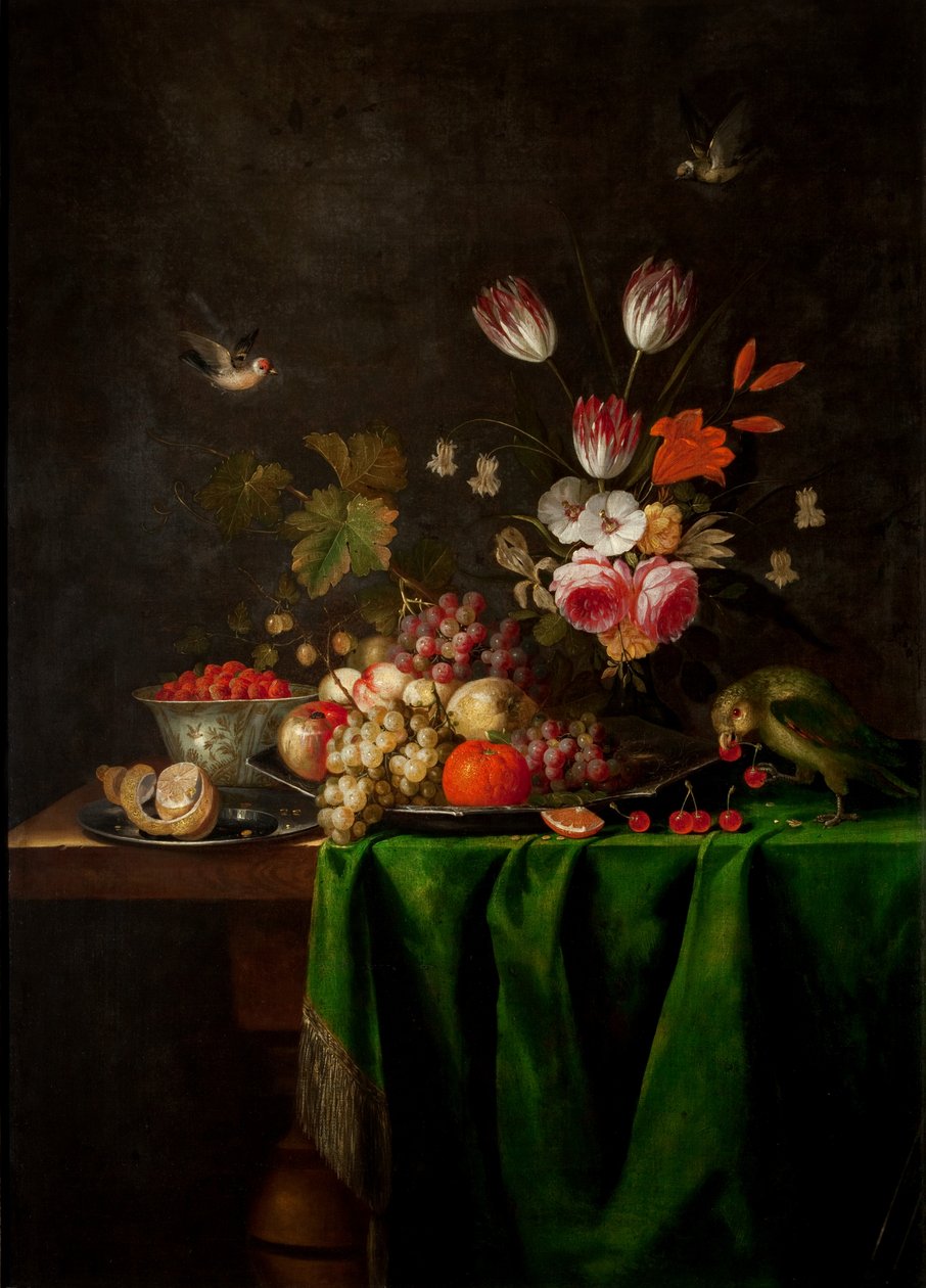 Stilleben, c.1660 af English School