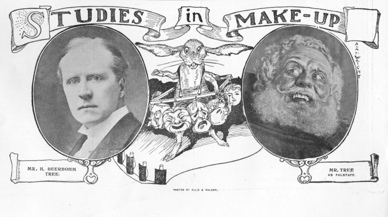 Studies in Make-Up, illustration fra Kongen, 1. juni 1901 af English School