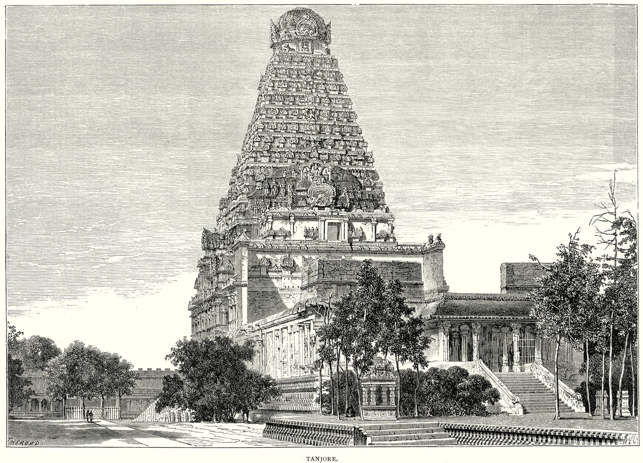 Tanjore (indgravering) af English School