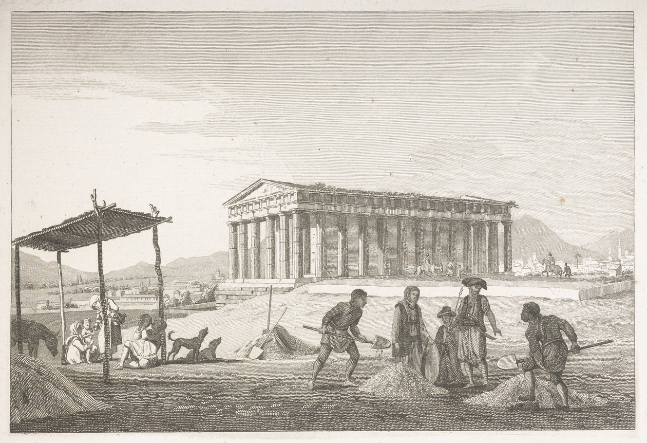 Hefaistos tempel i Athens Akropolis, fra 