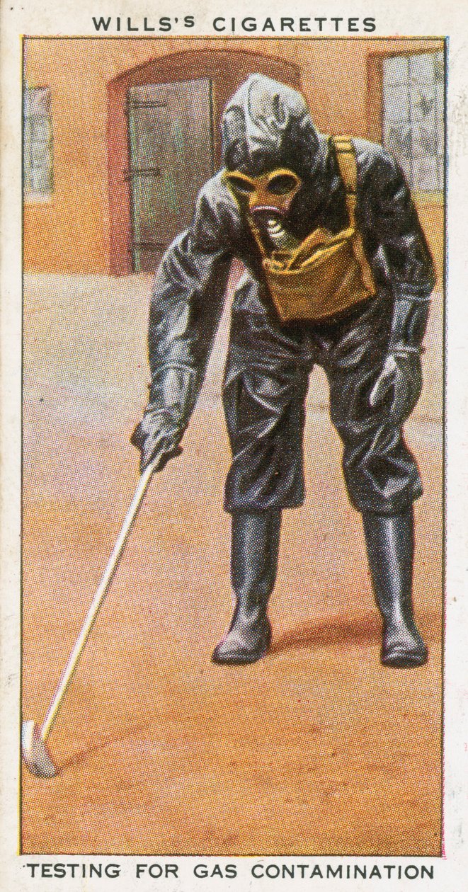 Test for gasforurening (farvelitografi) af English School