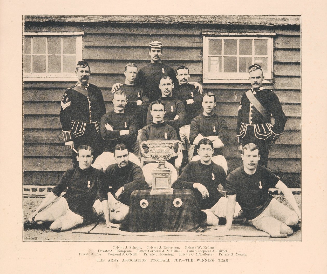 Army Association Football Cup - Vinderhold, fra The Illustrated Sporting and Dramatic News, 18. maj 1889 af English School