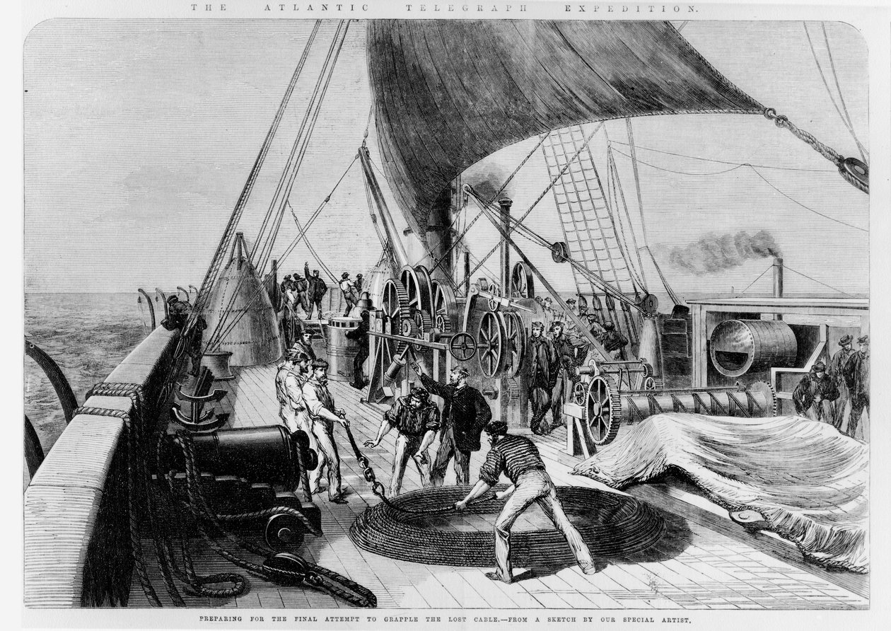 Atlantic Telegraph Expedition, det sidste forsøg på at gribe det tabte kabel af English School