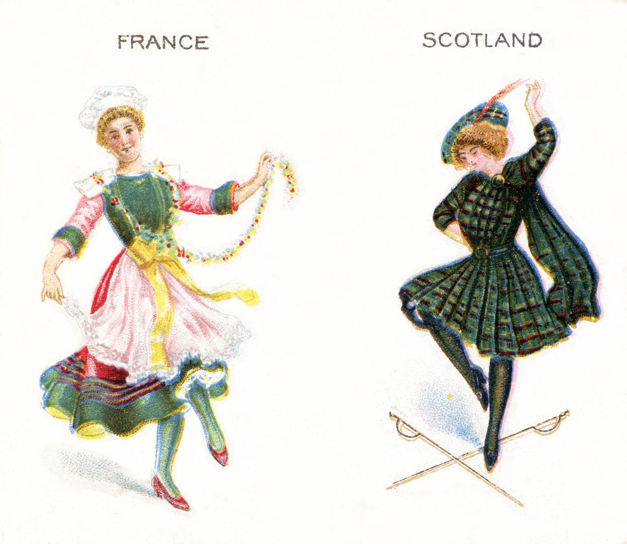 Auld Alliance, Frankrig og Skotland, 1915 af English School