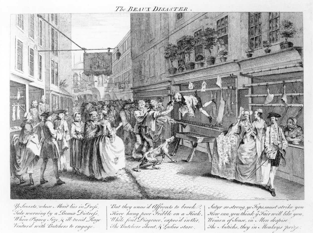 Beaux-katastrofen, 1747 af English School