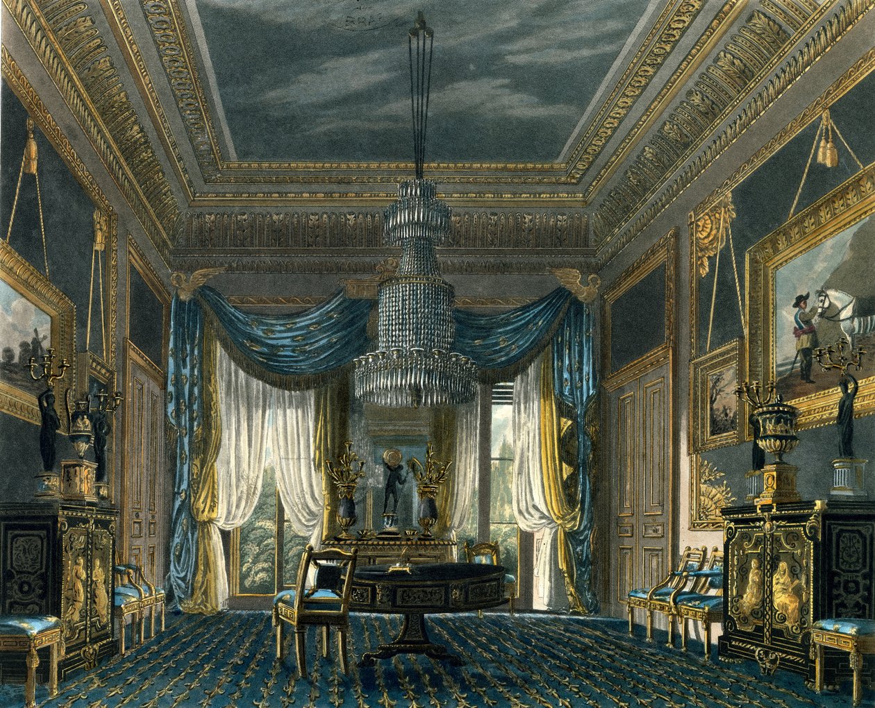 The Blue Velvet Room, Carlton House af English School