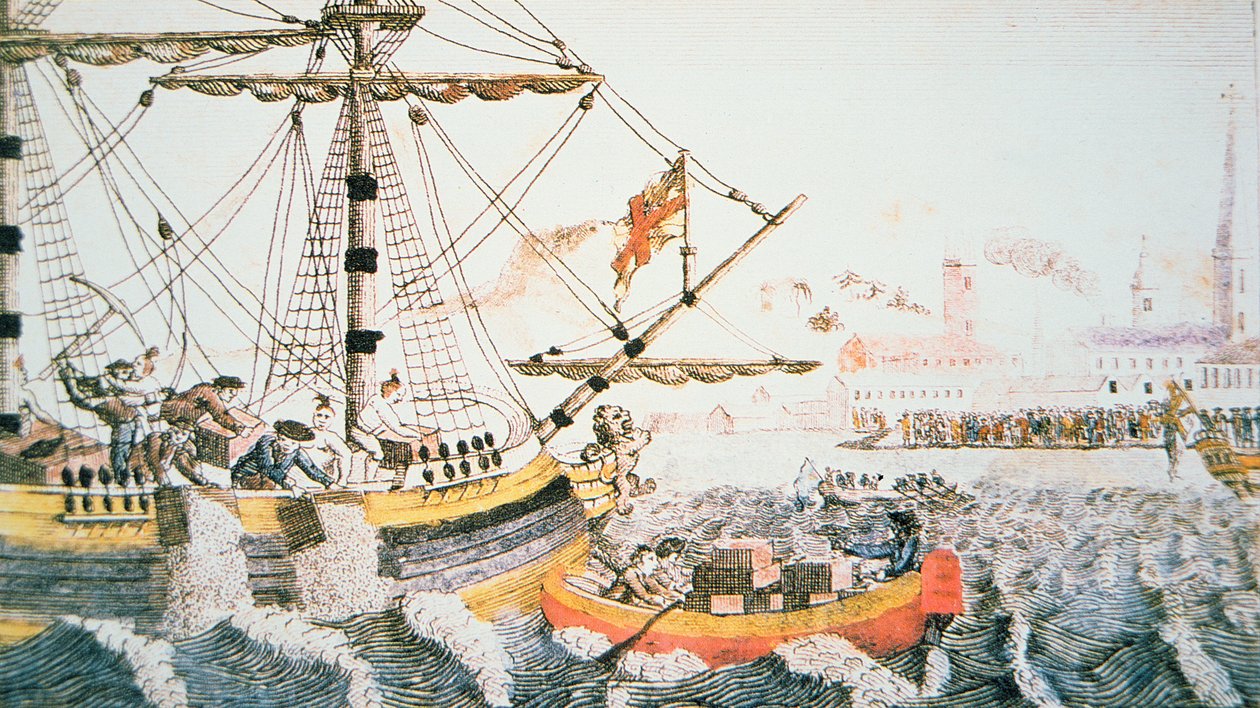 The Boston Tea Party af English School