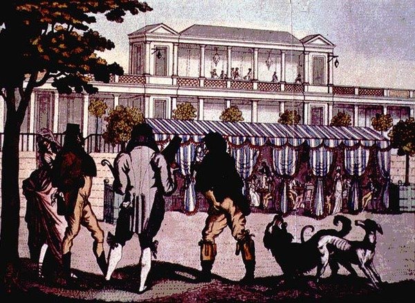 Cafe des Tuileries fra 