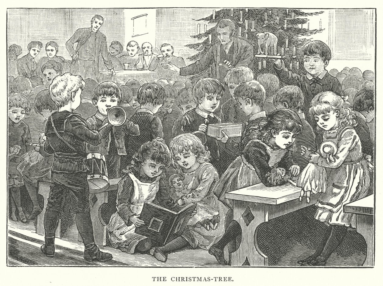 Juletræet (kobberstik) af English School