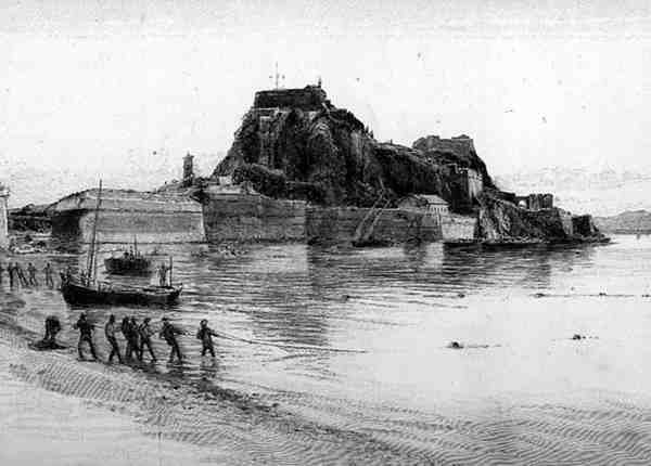 The Citadel, Corfu, Greece, fra 