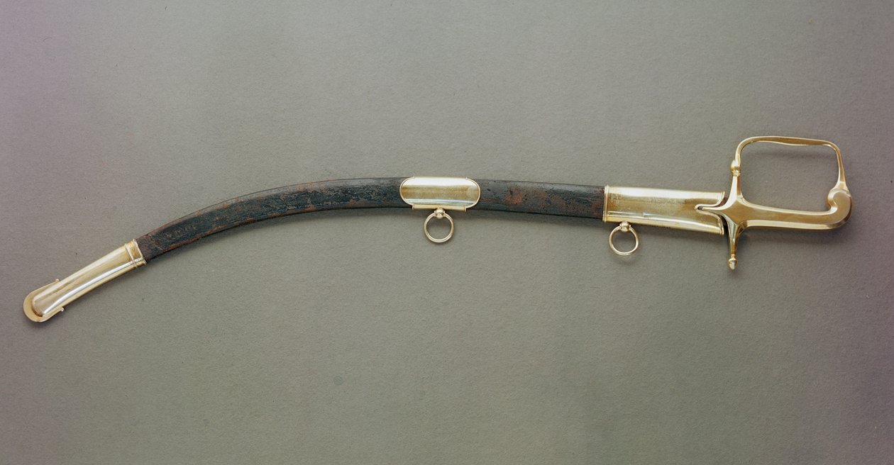 The Duke of Wellingtons Sword (metal og læder) af English School