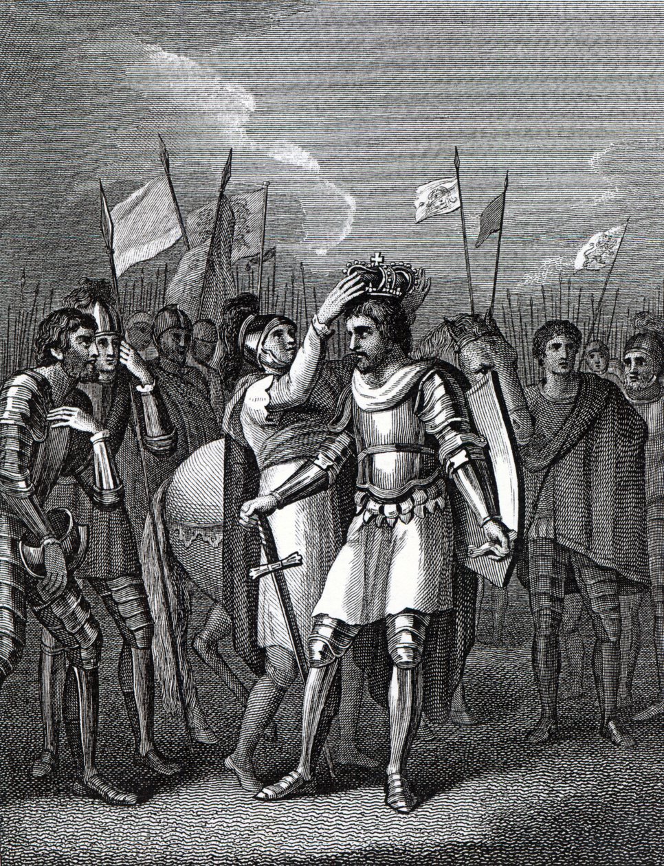 Jarlen af Richmond valgte konge efter slaget ved Bosworth, fra 