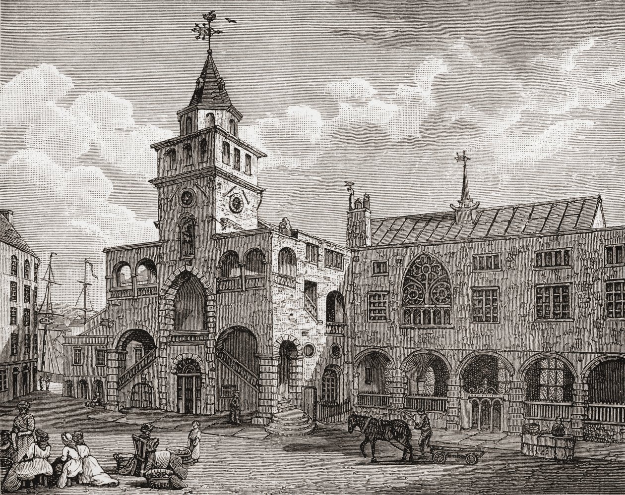 Børsen, Newcastle upon Tyne i det 17. århundrede, fra 