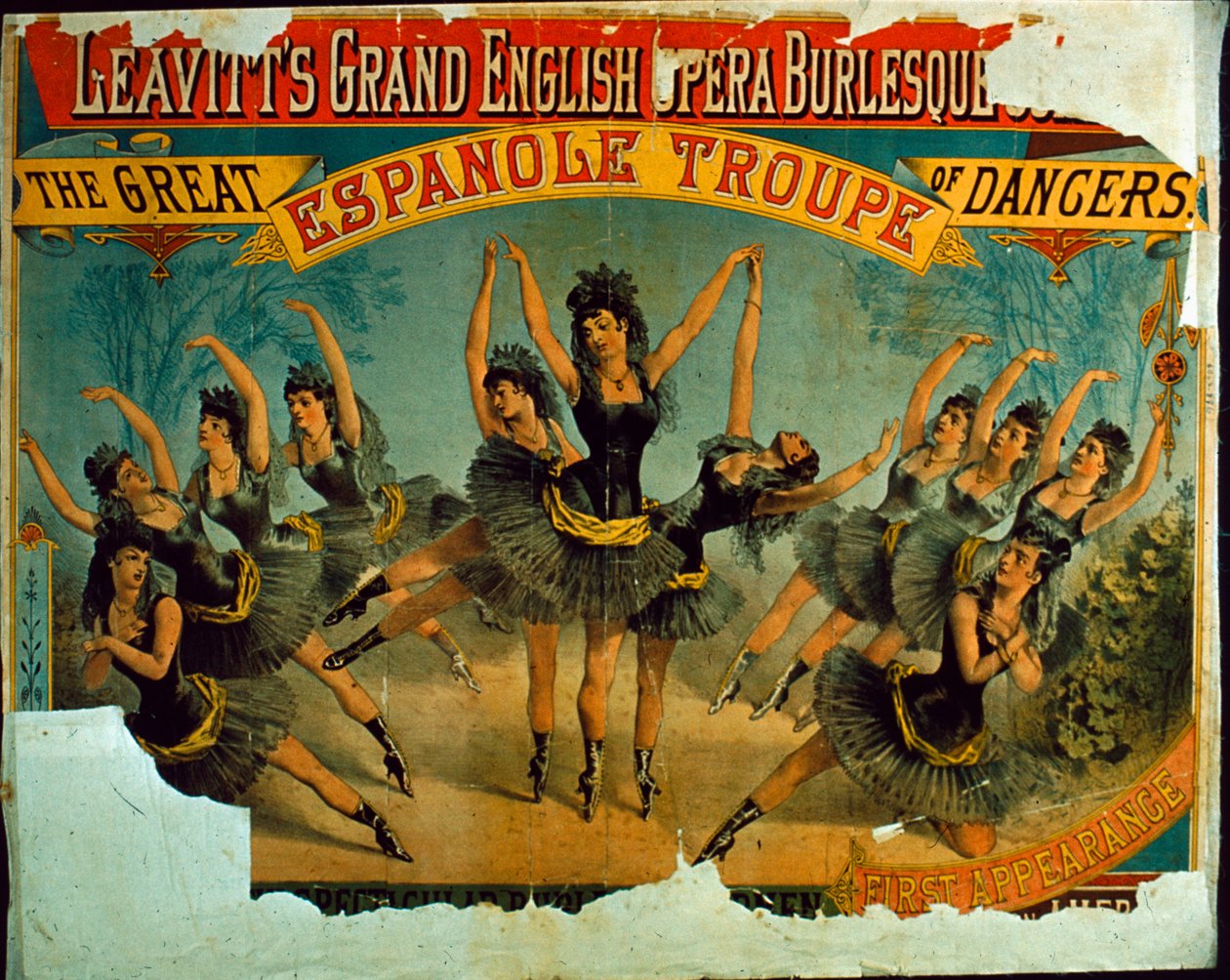 Den store espanole-trup af dansere af English School