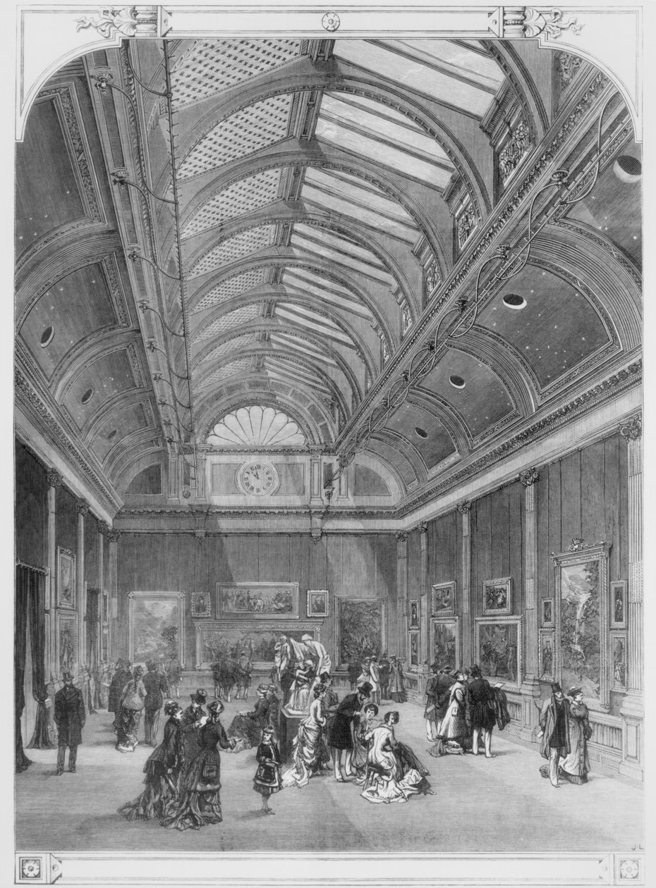Grosvenor Gallery of Fine Art, New Bond Street, 1877 af English School