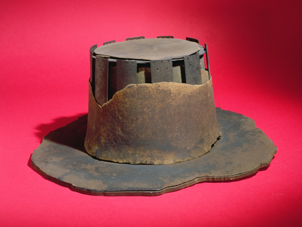 Dommer John Bradshaws hat, 1600-tallet (læder) af English School