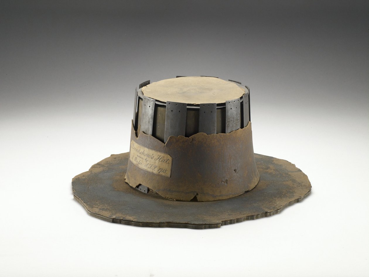 Dommer John Bradshaws hat, 1600-tallet (læder) af English School