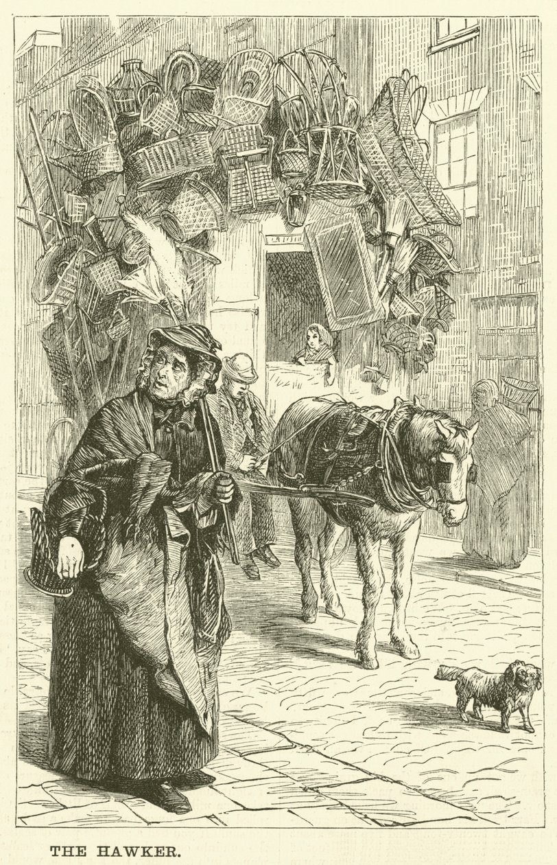 The Hawker (gravering) af English School