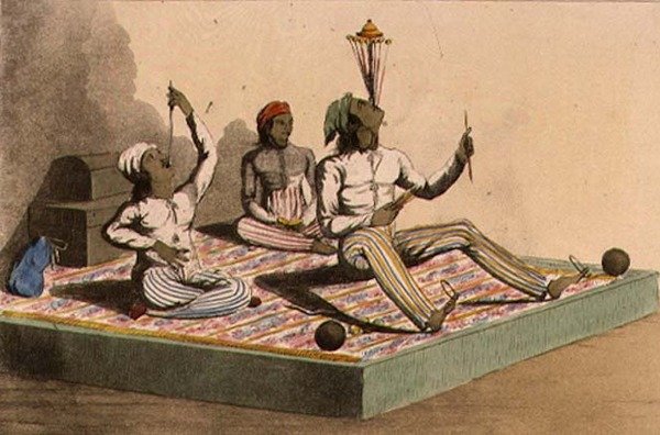 De indiske jonglører, oktober 1813, fra 