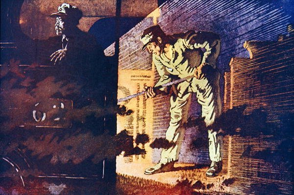 L.M.S.R. Night Mail, illustration fra 