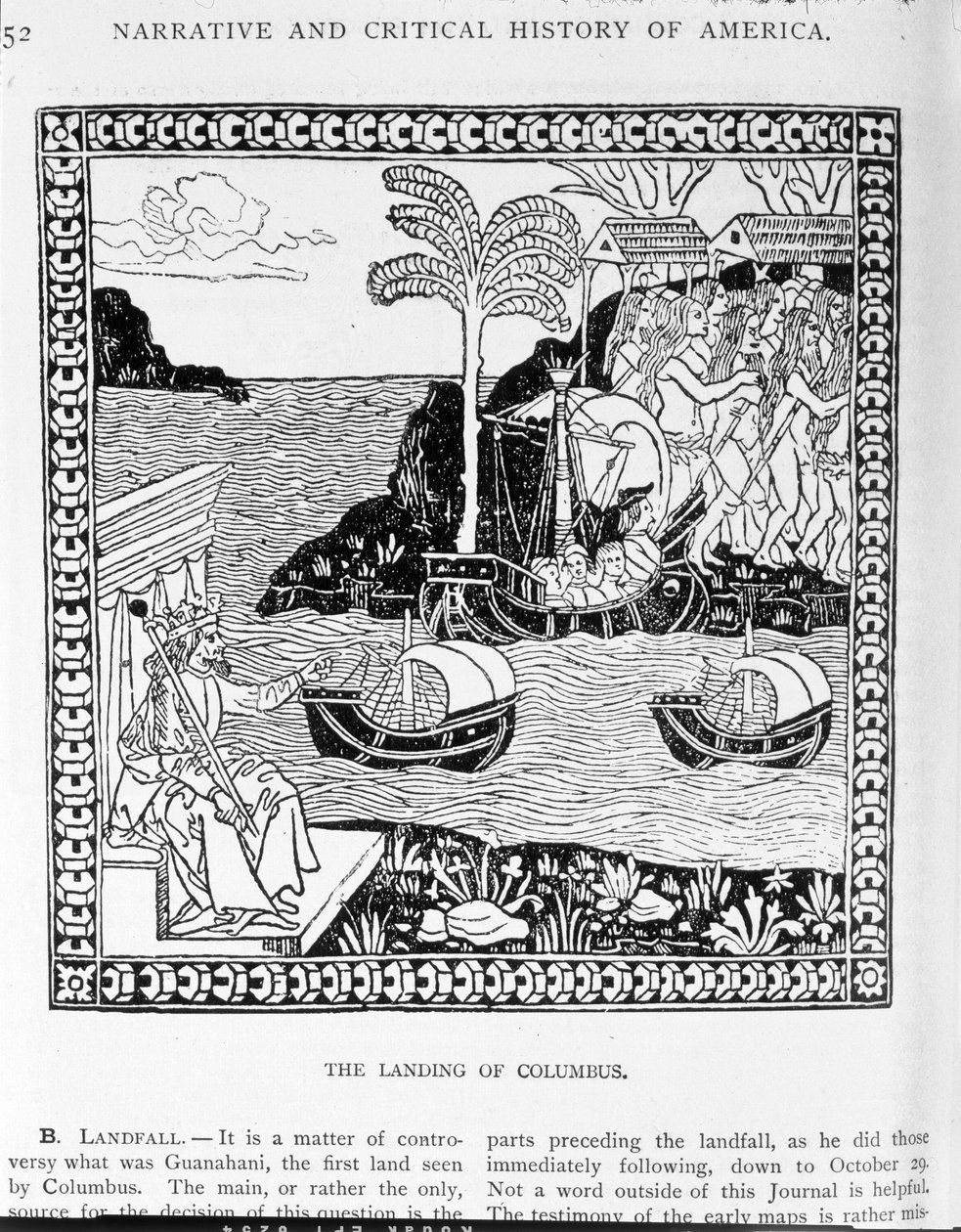 The Landing of Columbus, fra bind II af 