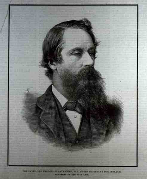 The Late Lord Frederick Cavendish (1836-82), M.P., Chief Secretary for Irland, fra The Illustrated London News, 13. maj 1882 af English School