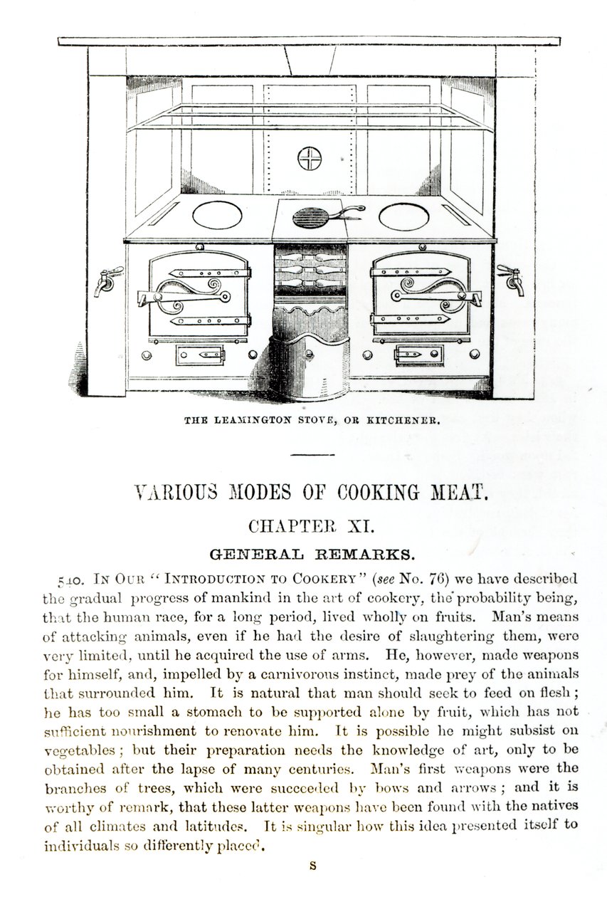 The Leamington Stove, eller Kitchener, fra kapitel XI i 