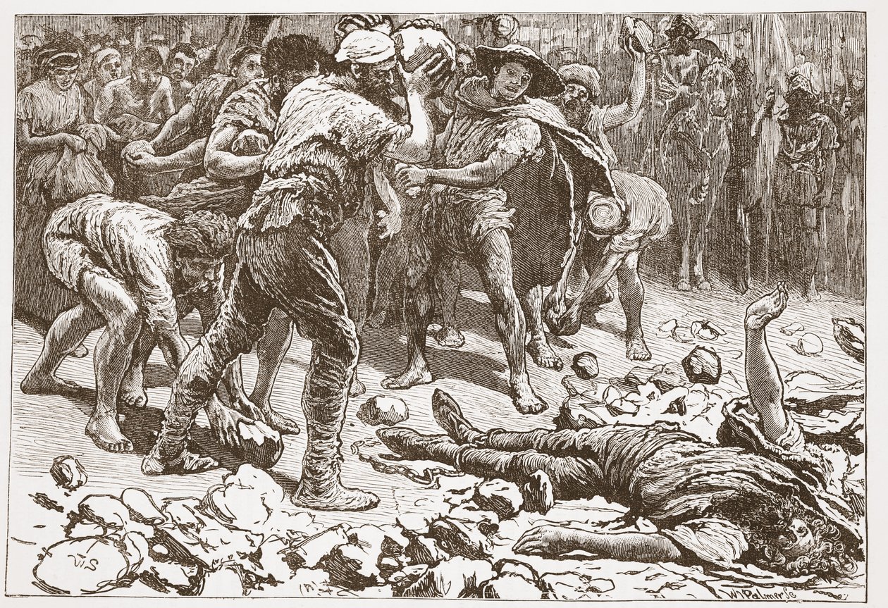 The Martyrdom of Constantine of Samosata, illustration fra 